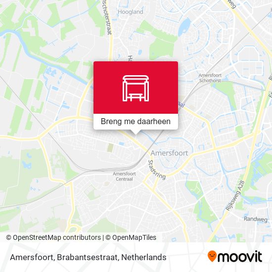 Amersfoort, Brabantsestraat kaart