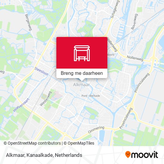 Alkmaar, Kanaalkade kaart