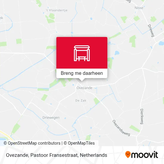 Ovezande, Pastoor Fransestraat kaart