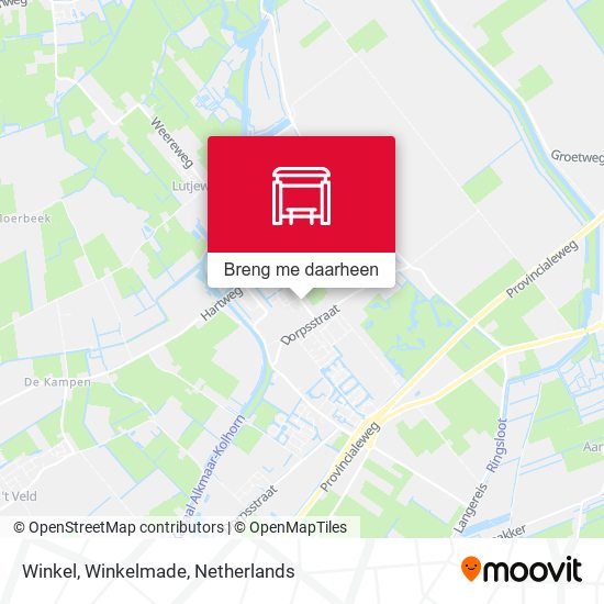 Winkel, Winkelmade kaart