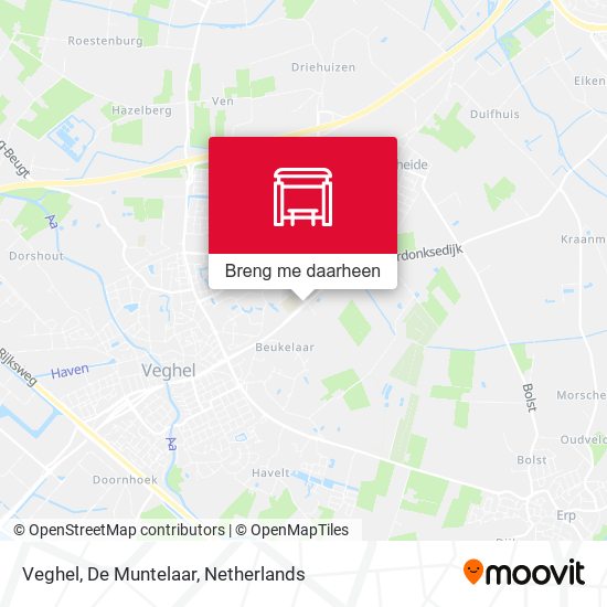 Veghel, De Muntelaar kaart