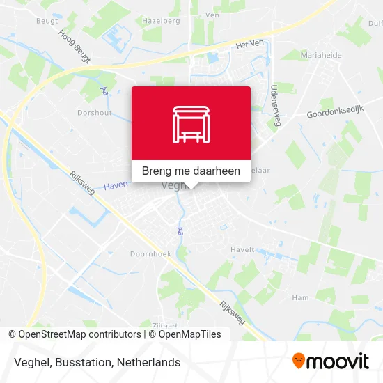 Veghel, Busstation kaart
