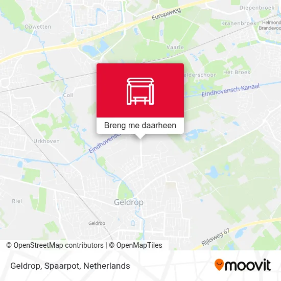 Geldrop, Spaarpot kaart