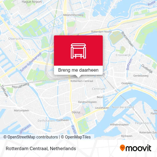 Rotterdam Centraal kaart