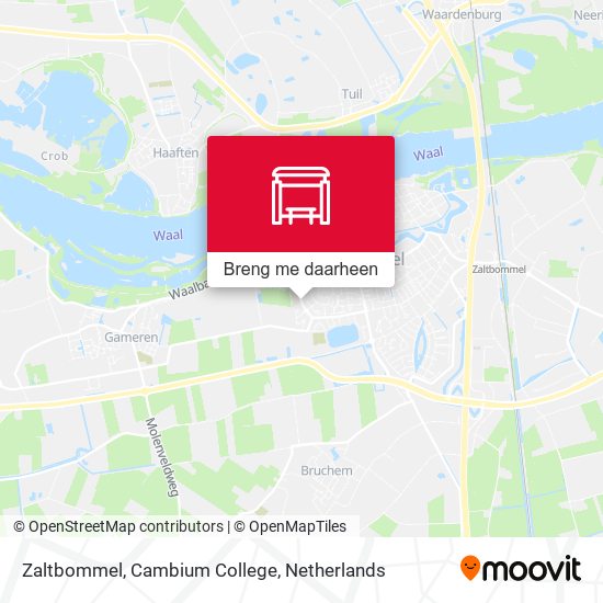 Zaltbommel, Cambium College kaart