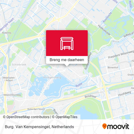 Burg. Van Kempensingel kaart