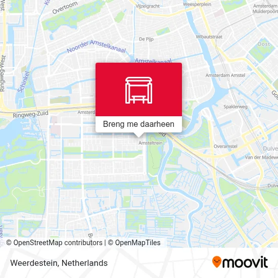 Weerdestein kaart