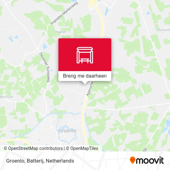 Groenlo, Batterij kaart