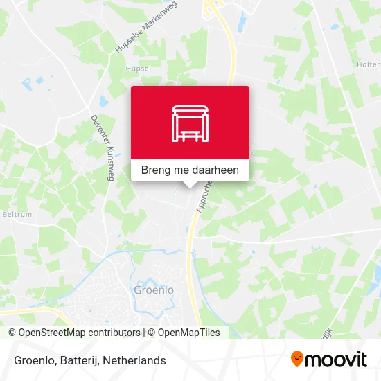 Groenlo, Batterij kaart