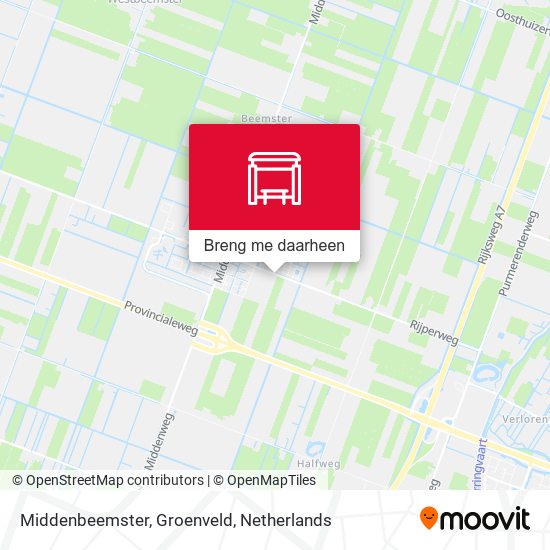 Middenbeemster, Groenveld kaart