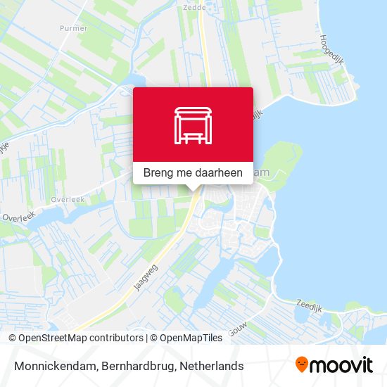 Monnickendam, Bernhardbrug kaart