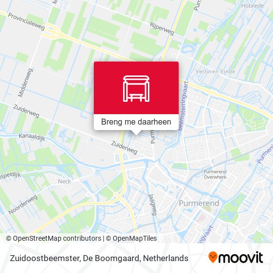 Zuidoostbeemster, De Boomgaard kaart