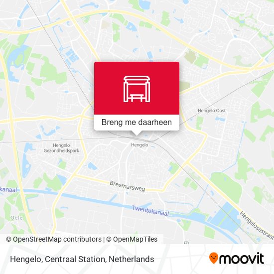 Hengelo, Centraal Station kaart