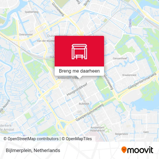 Bijlmerplein kaart