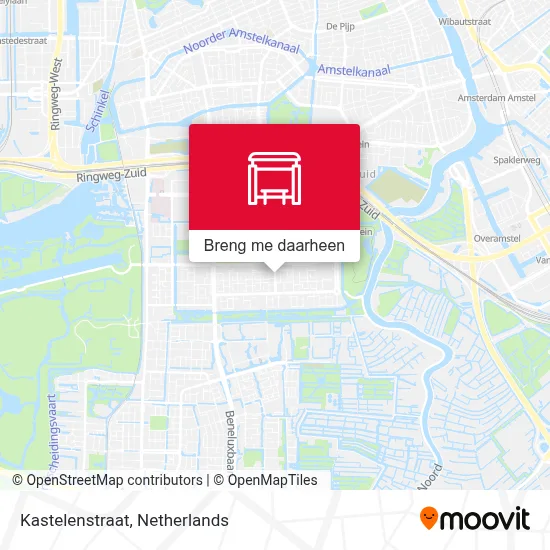 Kastelenstraat kaart