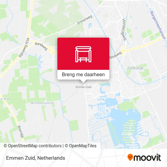 Emmen Zuid kaart
