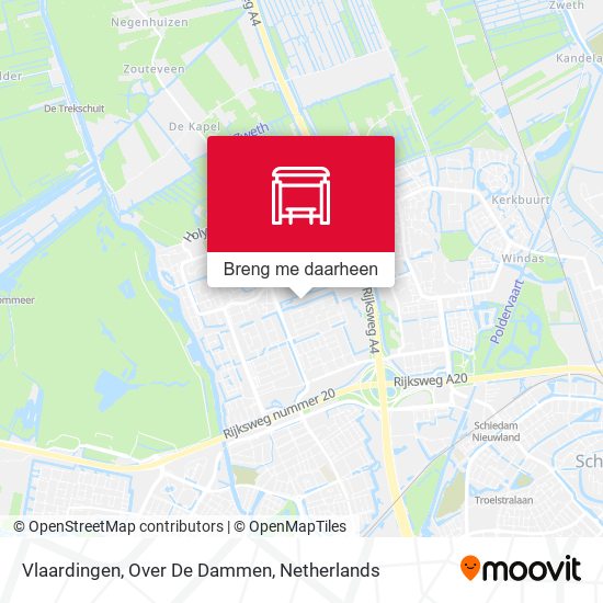 Vlaardingen, Over De Dammen kaart