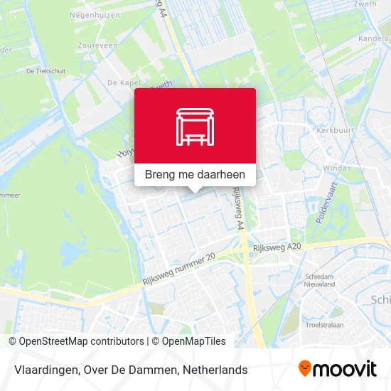 Vlaardingen, Over De Dammen kaart