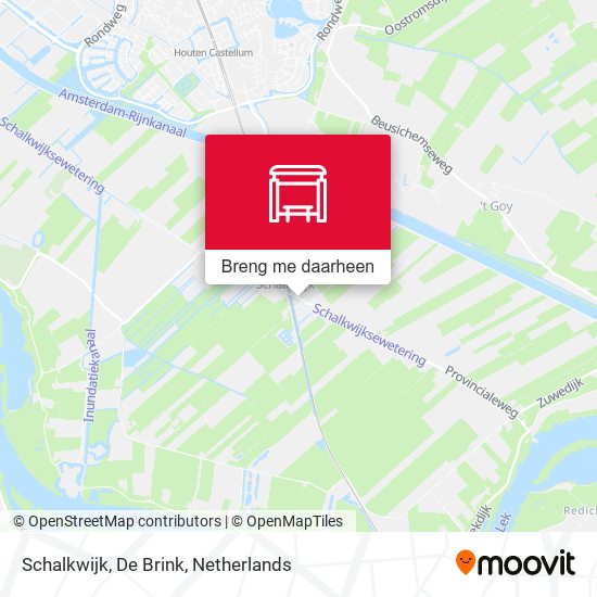 Schalkwijk, De Brink kaart