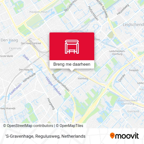 'S-Gravenhage, Regulusweg kaart