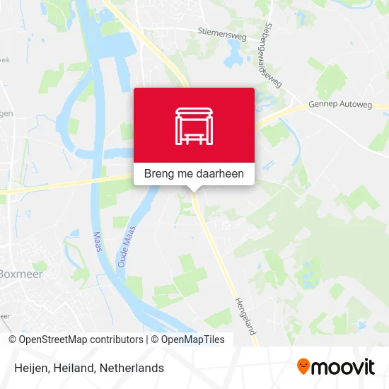 Heijen, Heiland kaart