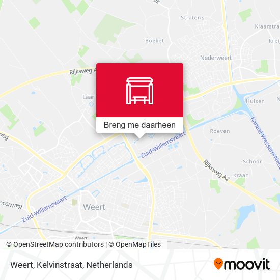 Weert, Kelvinstraat kaart