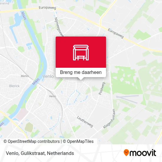 Venlo, Gulikstraat kaart