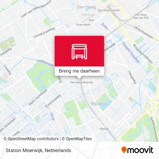 Station Moerwijk kaart