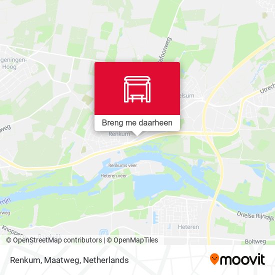 Renkum, Maatweg kaart