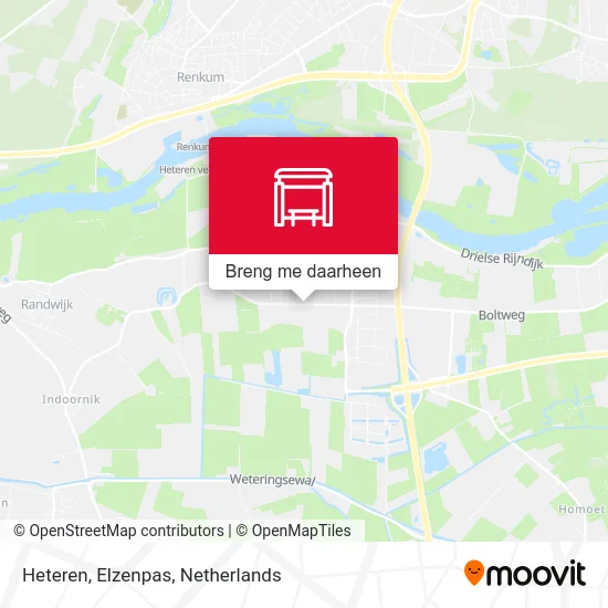 Heteren, Elzenpas kaart