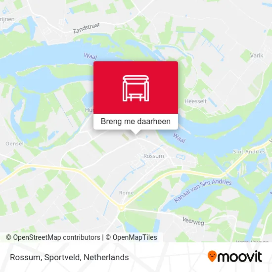 Rossum, Sportveld kaart