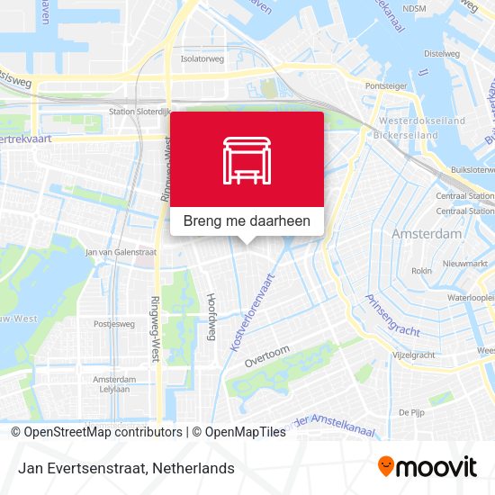 Jan Evertsenstraat kaart