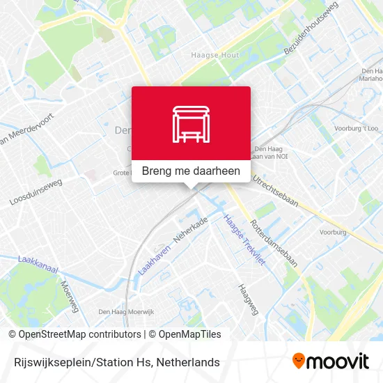 Rijswijkseplein/Station Hs kaart
