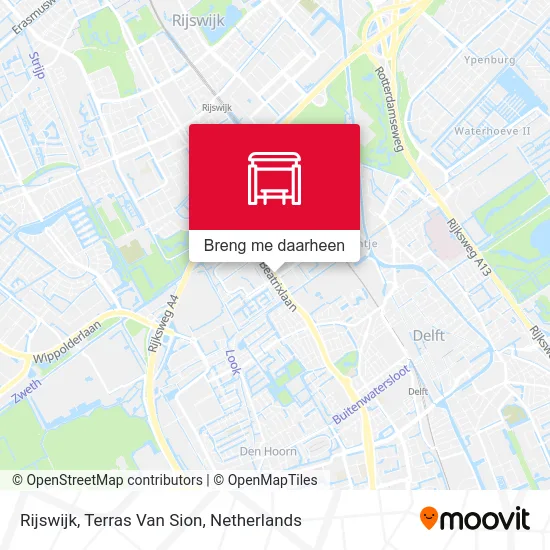 Rijswijk, Terras Van Sion kaart