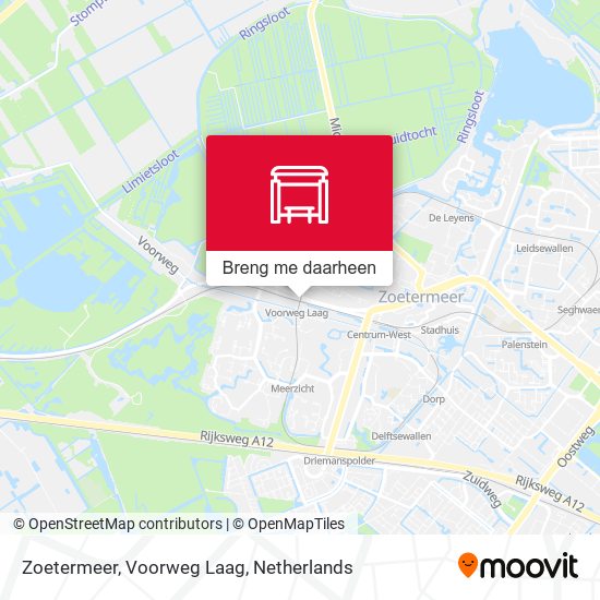 Zoetermeer, Voorweg Laag kaart