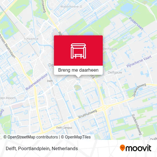 Delft, Poortlandplein kaart