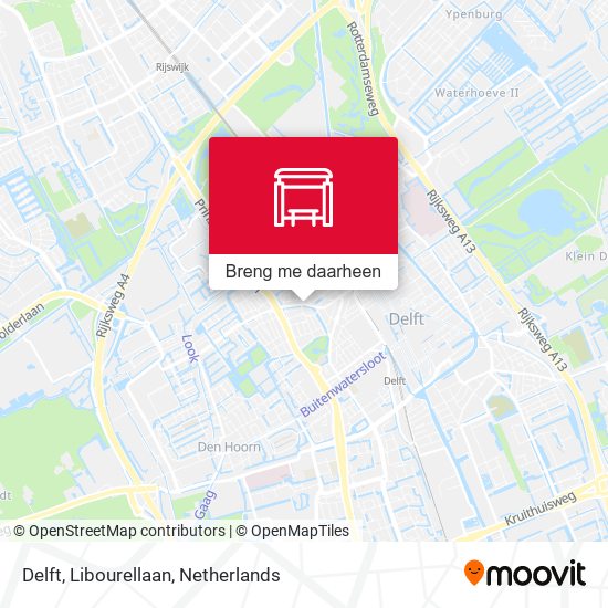 Delft, Libourellaan kaart