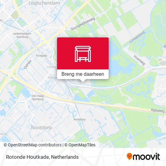 Rotonde Houtkade kaart