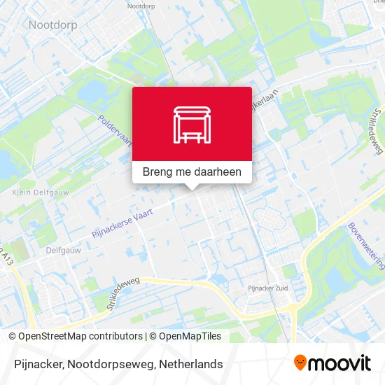 Pijnacker, Nootdorpseweg kaart