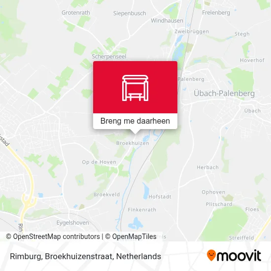 Rimburg, Broekhuizenstraat kaart