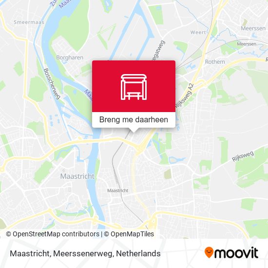 Maastricht, Meerssenerweg kaart