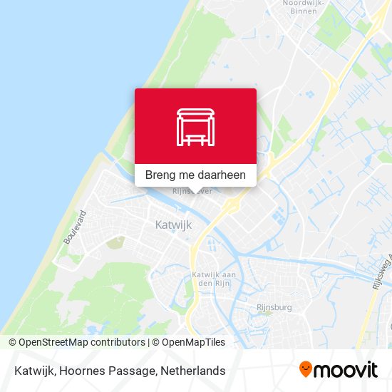 Katwijk, Hoornes Passage kaart