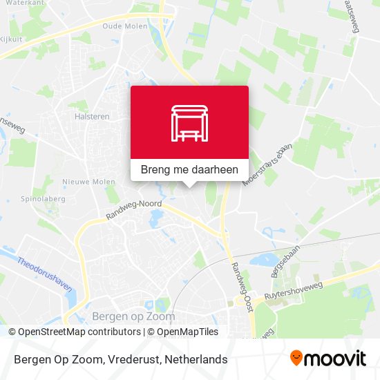 Bergen Op Zoom, Vrederust kaart