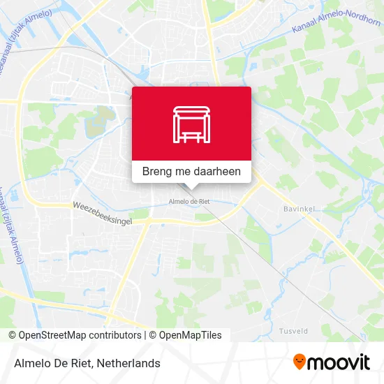 Almelo De Riet kaart