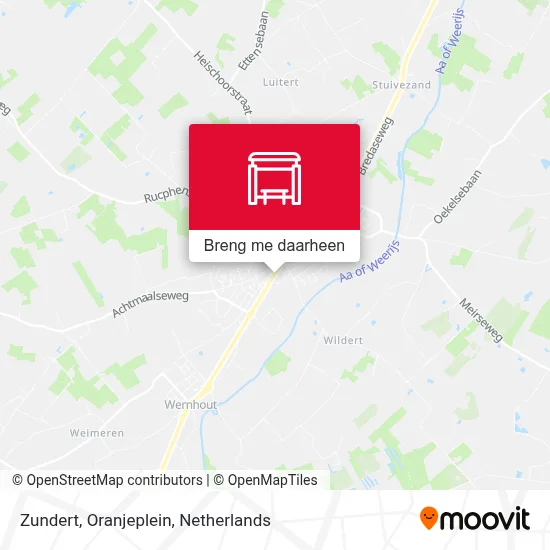 Zundert, Oranjeplein kaart