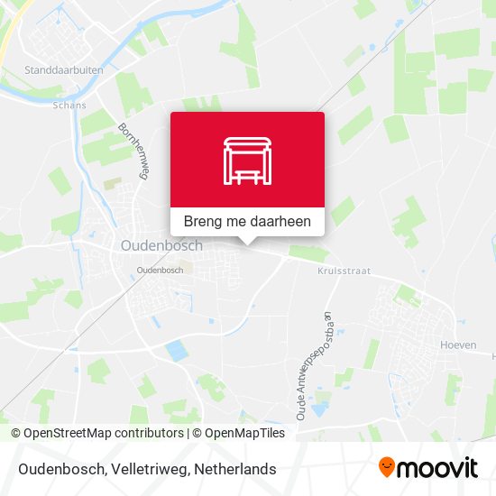 Oudenbosch, Velletriweg kaart