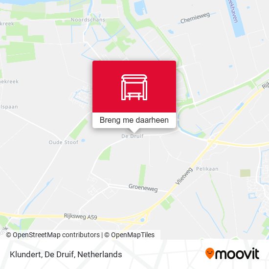 Klundert, De Druif kaart