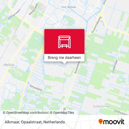 Alkmaar, Opaalstraat kaart