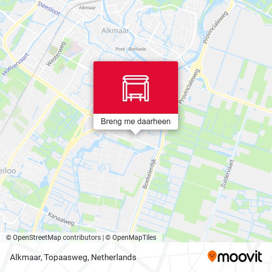 Alkmaar, Topaasweg kaart