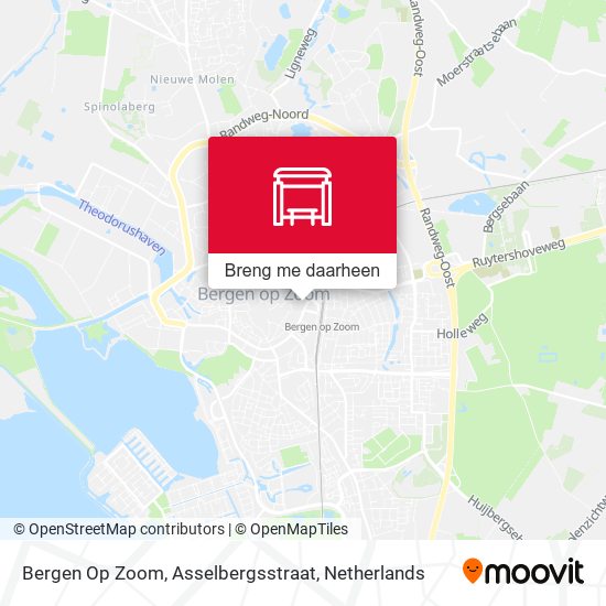 Bergen Op Zoom, Asselbergsstraat kaart